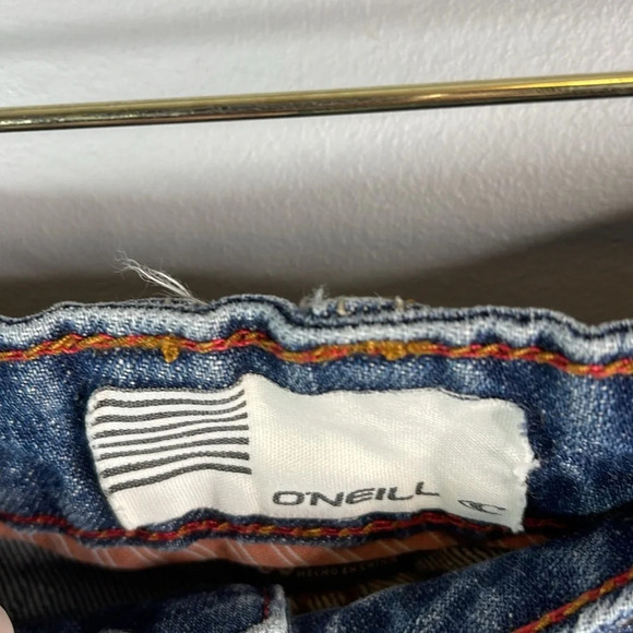 O’NEILL Mens Straight Leg Button Fly Jeans Blue Medium Wash Denim 5 Pocket 36 - Picture 9 of 13